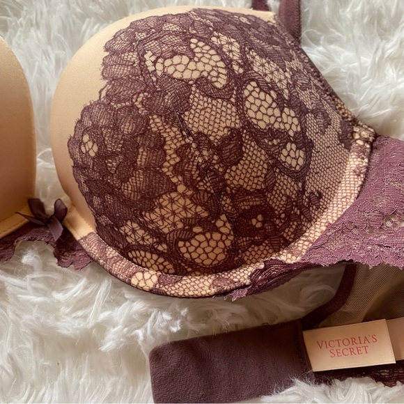 Victoria’s Secret - Dream Angels Push up bra - lavender lace 32D - Picture 6 of 13